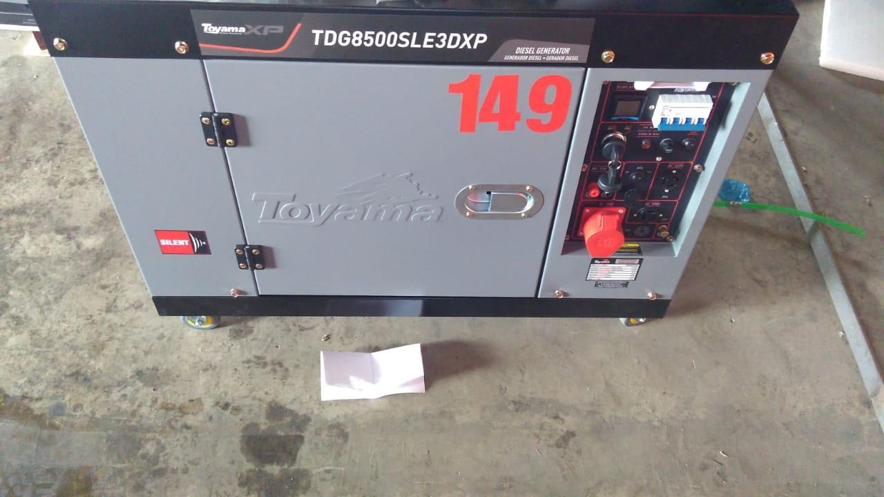 Gerador Toyama 7 kVA Diesel Trifásico Carenado